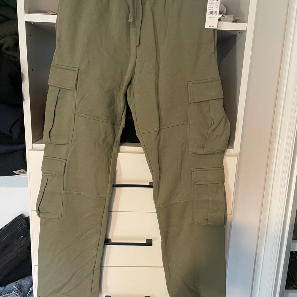 Brand new with tags pacsun men’s green cargo sweatpants size small